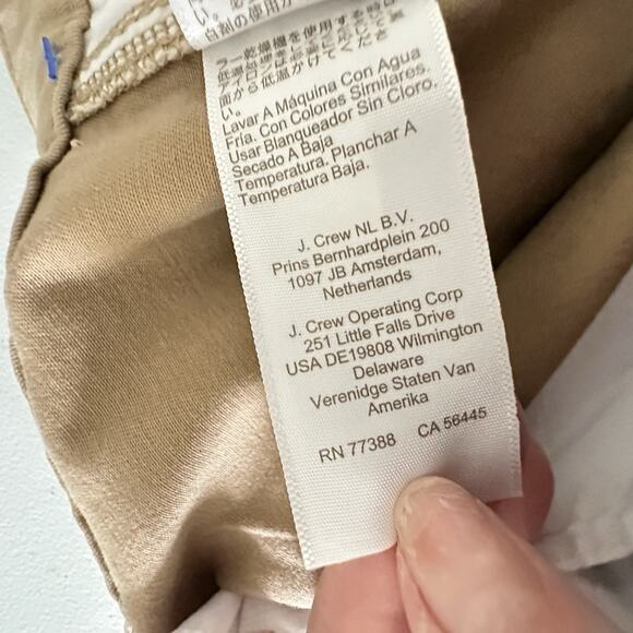 J Crew High Rise Girlfriend Chino Pant Women 22 Khaki Casual Minimalist Neutral - Picture 8 of 13